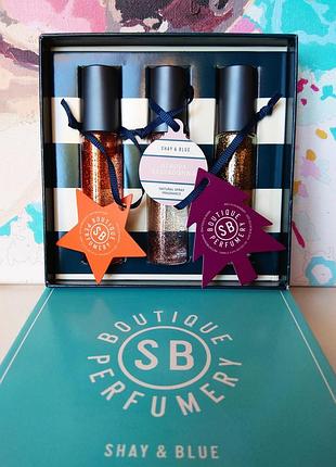 Shay &amp; blue london glitter trio набор парфюмов унисекс 3х10 мл