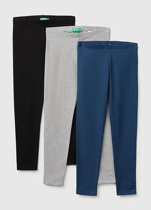 Детские разноцветные лосины benetton