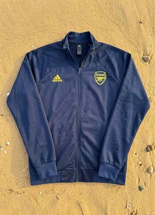 Спортивна кофта чоловіча adidas arsenal синя xl