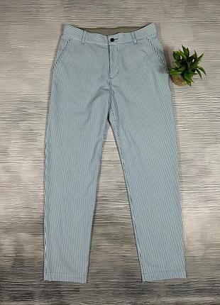 Nike dri fit uv slim штани в смужку брюки оригінал розмір 32/32