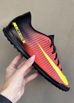 Nike mercurial vortex iii tf 42,5 / 27 см футбольні сороконіжки