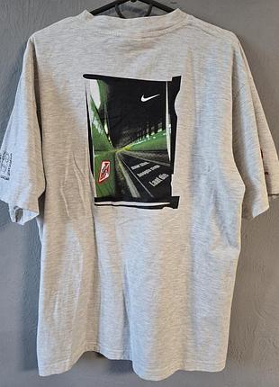 Nike vintage 90s dam tot dam loop 98 big logo tee shirt