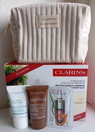 Жіночий подарунковий набір clarins vitalité & fermeté revitalizing & firming essentials