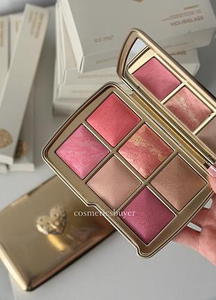 Hourglass ambient lighting edit unlocked palette love лав сердечко серце палетка палітра для макіяжу обличчя аурглас румʼяна бронзер пудра хайлайтер
