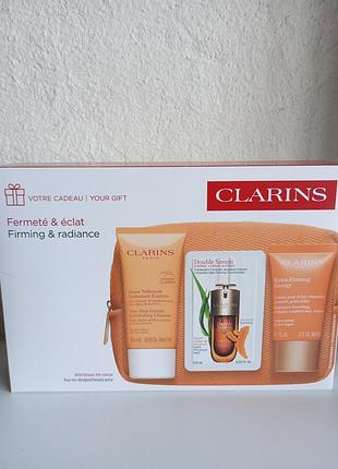 Жіночий подарунковий набір clarins firming & radiance
