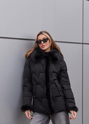 Зимова куртка з капюшоном 2