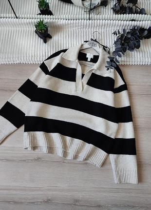 Светр поло оверсайз h&m p m