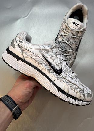 Кроссовки nike p-6000 white metallic