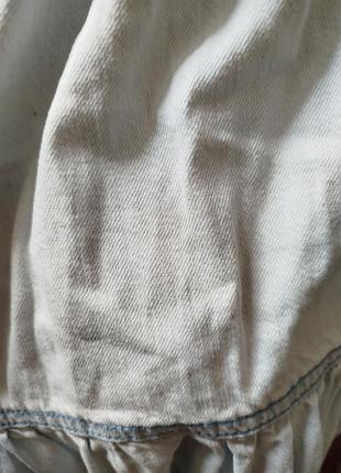 Zara.голубая джинсовая юбка. 3