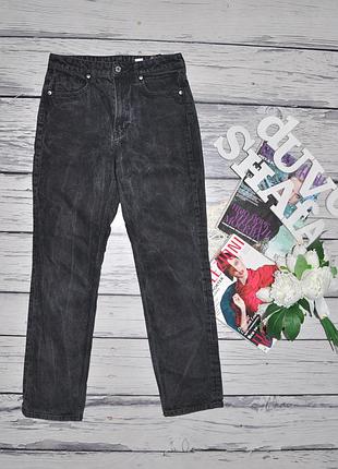 40/8/м h&amp;m фирменные прямые высокие женские джинсы vintage straight high jeans