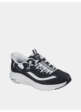 Черные демисезонные женские кроссовки | skechers slip-ins: contour foam - cozy fit