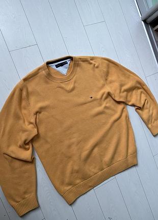 Жовтий светр tommy hilfiger 4