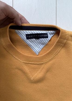 Жовтий светр tommy hilfiger 5