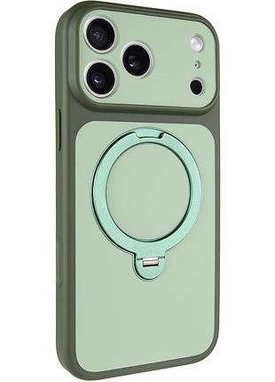 Чохол ummi з поворотним кільцем-підставкою 360° та magsafe для iphone 18 pro max / iphone 17 pro max повний захист камери айфон 18