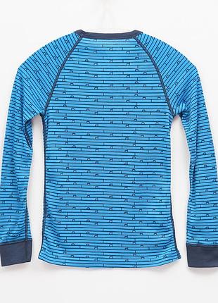 Детская термофутболка odlo active warm 140 cm/10 yrs термокофта унисекс термобелье лонгслив 2