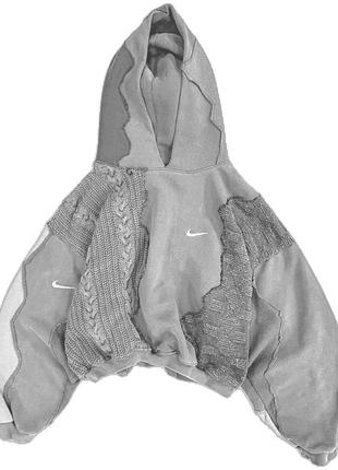 Худі унісекс nike оверсайз сіре