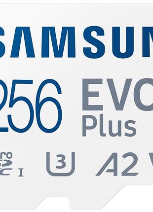 Карта пам'яті samsung evo plus microsdxc 256 гб