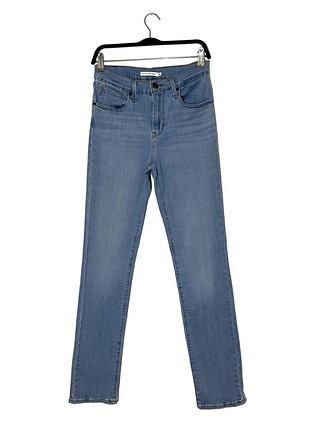 Блакитні жіночі джинси levis levi’s 724 high rise straight