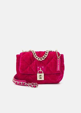 Steve madden сумочка из велюра