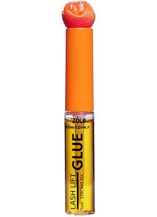 Клей для ламінування вій orange lash lift glue strong fix zola x romashka, 5 мл