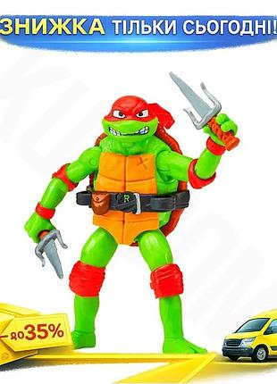 Ku игровая фигурка ракушки-ниндзя universal fit рафаэль 12 см для детей от 4 лет фигурка для игр и кол uni2l_k
