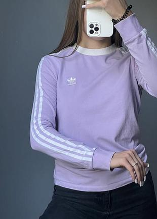 Лонгслів жіночий adidas бузковий