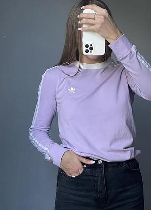 Лонгслів жіночий adidas бузковий 2