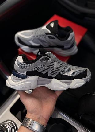 New balance 9060 сірі термо