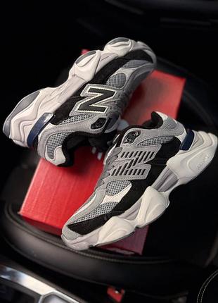 New balance 9060 сірі термо 4