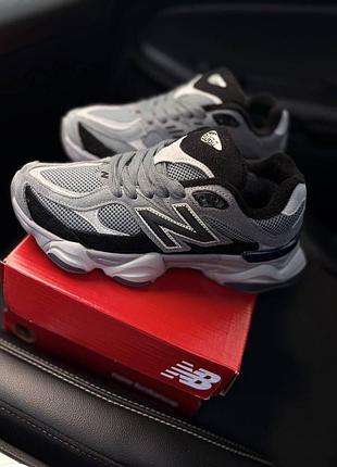 New balance 9060 сірі термо 3