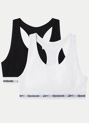 Набор спортивных топов reebok frankie aw24 (2 шт.) m-l черный, белый