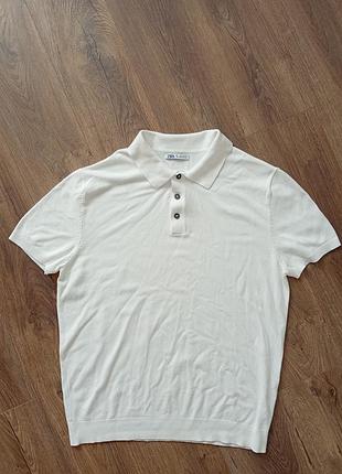 Брендова футболка поло zara.