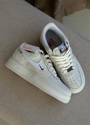 Nike air force 1 lunar new year beige white 2