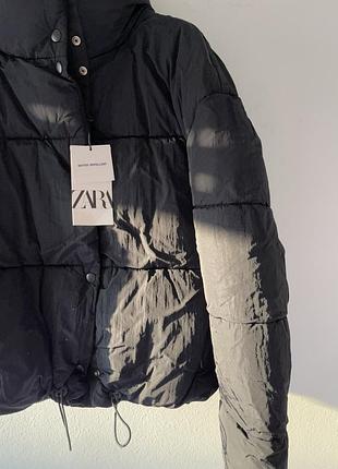 Куртка zara,чорна 8