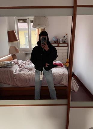 Куртка zara,чорна 10