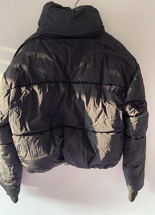 Куртка zara,чорна 7