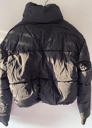 Куртка zara,чорна 9