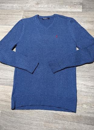 Чоловічий брендовий светр polo ralph lauren, розмір l.