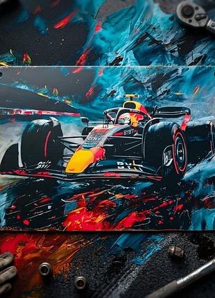 Металлическая винтажная табличка формула 1 formula 1 f1 болид red bull автоспорт гонки декор 14х20 см