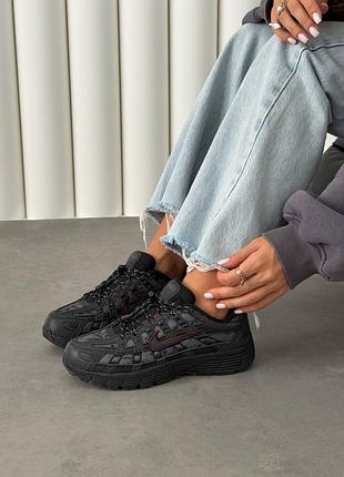 Nike p-6000 black burgundy crush 6