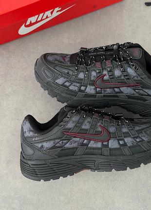 Nike p-6000 black burgundy crush 2