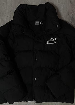 Куртка жіноча puma puffer чорна б/у