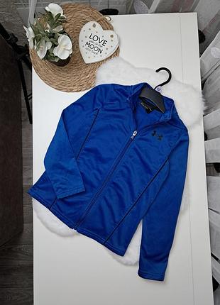 Спортивная кофта с начесом от under armour оригинал 6-7 лет (116-122) мастерка