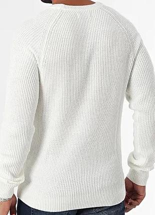 Білий чоловічий джемпер , jack& jones, l 2