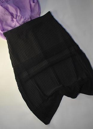 Черная элегантная юбка mango suit