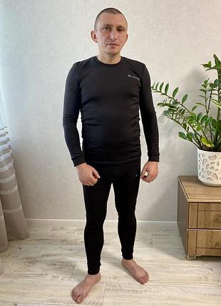 Термобілизна чоловіча, чорна