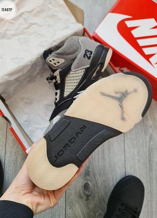 Nike air jordan 5 retro black/gray 6