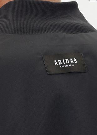Куртка чоловіча adidas бомбер чорна 5