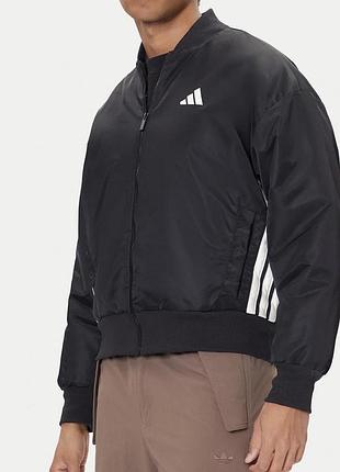 Куртка чоловіча adidas бомбер чорна 2