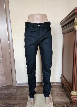 Преміальні чорні джинси kings of indigo homer selvage (w28/l32) / селвідж денім